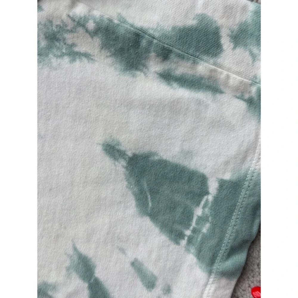 Zara Green/blue and White Tie-Dye Drawstring Shorts for boys sz 9